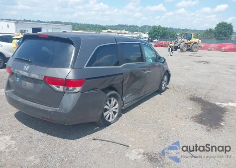 2014 Honda Odyssey Ex-L z USA, uszkodzony, nr VIN 5FNRL5H66EB003479
